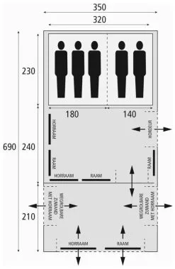 Bardani Airspace 350 TC -Familienzelt bardani airspace 350 tc 2 2