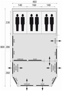 Bardani Royal Prestige 460 RSC -Familienzelt bardani royal prestige 460 rsc 1 1
