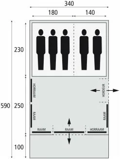 Bardani Spitfire 340 XL RSTC 2022 -Familienzelt bardani spitfire 340 xl rstc 1