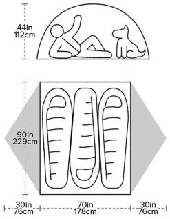 Big Agnes Blacktail 3 Green 10 Big Agnes Blacktail 3 Green -Familienzelt big agnes blacktail 3 green 1