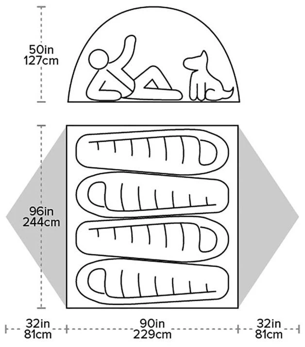 Big Agnes Blacktail 4 Green 5 Big Agnes Blacktail 4 Green – Bild 3