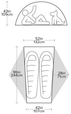 Big Agnes Copper Spur HV UL 2 Long 13 Big Agnes Copper Spur HV UL 2 Long -Familienzelt big agnes copper spur hv ul 2 long silver silver 1