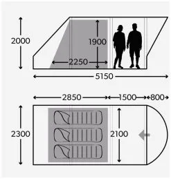 Dometic Boracay FTC 301 TC -Familienzelt dometic ftc boracay 301 tc 2