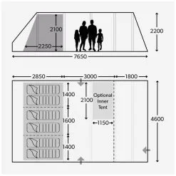 Dometic Ascension FTX 601 9 Dometic Ascension FTX 601 -Familienzelt dometic ftx ascension 601 1