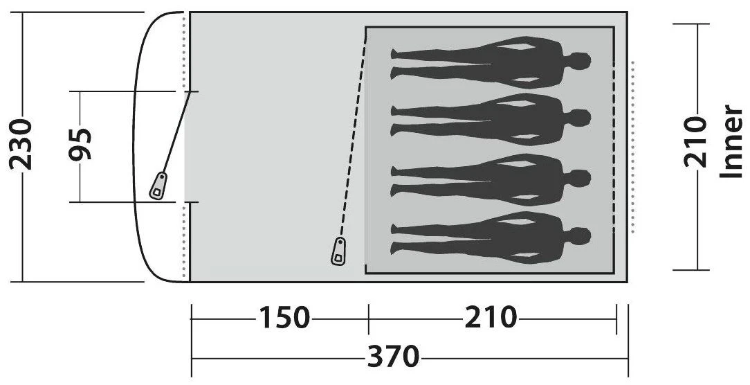 Easy Camp Edendale 400 Blue 6 Easy Camp Edendale 400 Blue – Bild 4