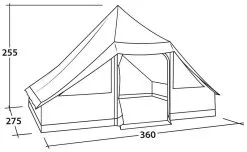 Easy Camp Moonlight Cabin Moonlight Grey -Familienzelt easy camp moonlight cabin moonlight grey 2