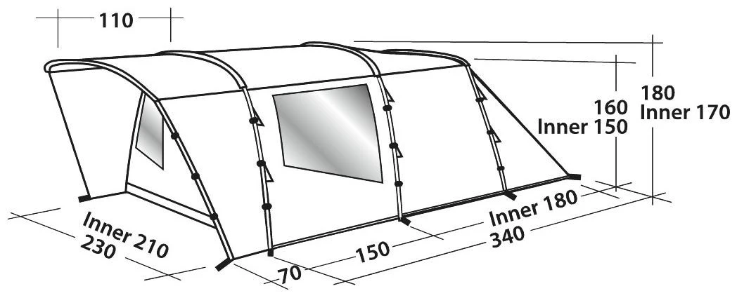 Easy Camp Palmdale 300 Blue 5 Easy Camp Palmdale 300 Blue – Bild 3