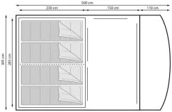 Eurotrail Alabama BTC Alu Beige-Charcoal 10 Eurotrail Alabama BTC Alu Beige-Charcoal -Familienzelt eurotrail alabama btc alu beige charcoal 1