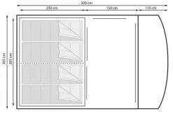 Eurotrail Alabama BTC Beige-Charcoal -Familienzelt eurotrail alabama btc beige charcoal 1