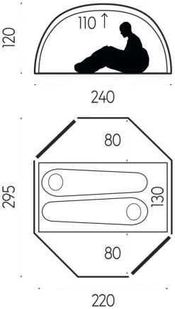 Fjallraven Abisko View 2 -Familienzelt fjallraven abisko view 2 un blue un blue 5