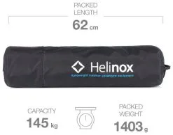 Helinox Cafe Chair -Familienzelt helinox cafe chair black cyan blue one size black cyan blue 1