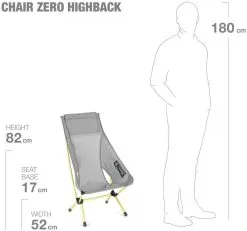 Helinox Chair Zero High Back -Familienzelt helinox chair zero high back grey 10 1