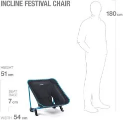 Helinox Incline Festival Chair -Familienzelt helinox incline festival chair black black 5