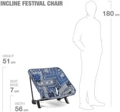 Helinox Incline Festival Chair -Familienzelt helinox incline festival chair blue bandanna quilt 11
