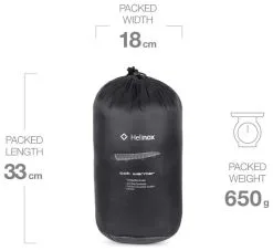 Helinox Reversible Cot Warmer Quilted Black/Iron -Familienzelt helinox reversible cot warmer quilted black iron 5