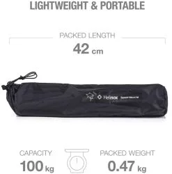 Helinox Speed Stool -Familienzelt helinox speed stool black black 1