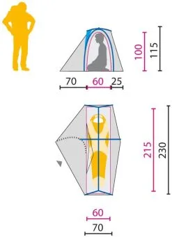 Jack Wolfskin Exolight I Steel Blue 10 Jack Wolfskin Exolight I Steel Blue -Familienzelt jack wolfskin exolight i phantom 1