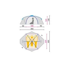 Jack Wolfskin Yellowstone III Vent Mountain Green 8 Jack Wolfskin Yellowstone III Vent Mountain Green -Familienzelt jack wolfskin yellowstone iii vent mountain green 1 1