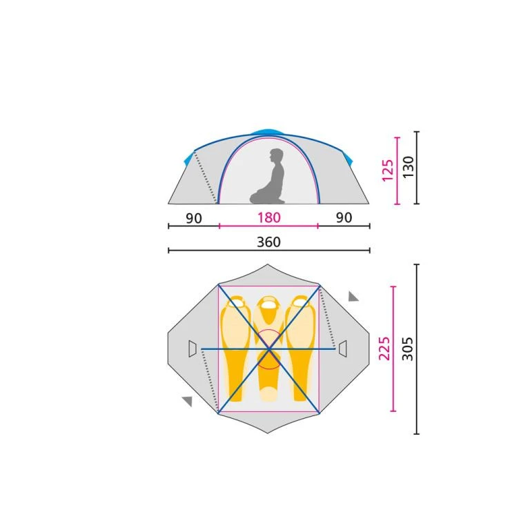Jack Wolfskin Yellowstone III Vent Mountain Green 5 Jack Wolfskin Yellowstone III Vent Mountain Green – Bild 3
