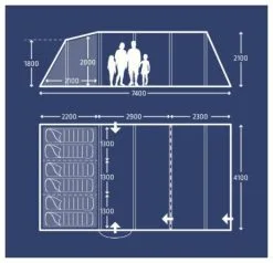 Kampa Croyde 6 AIR TC 7 Kampa Croyde 6 AIR TC -Familienzelt kampa croyde 6 air tc 1