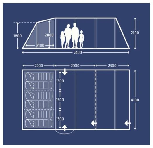 Kampa Croyde 6 AIR TC 5 Kampa Croyde 6 AIR TC – Bild 3