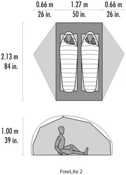 MSR FreeLite 2 V3 Green 11 MSR FreeLite 2 V3 Green -Familienzelt msr freelite 2 green 2