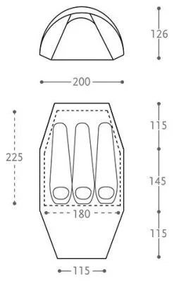 Nigor Moa 3 Willow Bough - Burnt Orange -Familienzelt nigor moa 3 willow bough burnt orange 1 1