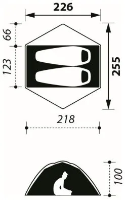 Nomad Jade 2 Pro Dill Green -Familienzelt nomad jade 2 dill green 2