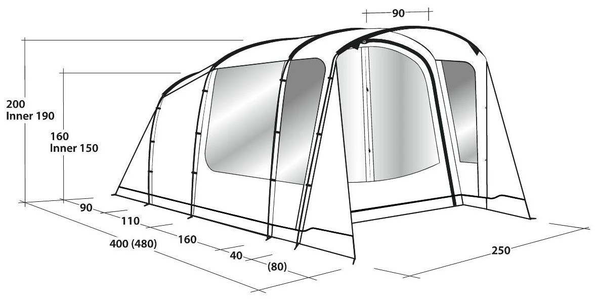 Outwell Ashwood 3 Package Deal Dark Leaf 6 Outwell Ashwood 3 Package Deal Dark Leaf – Bild 4