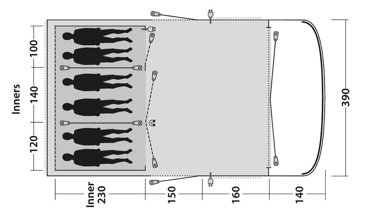 Outwell Colorado 6PE Navy Night 5 Outwell Colorado 6PE Navy Night – Bild 3