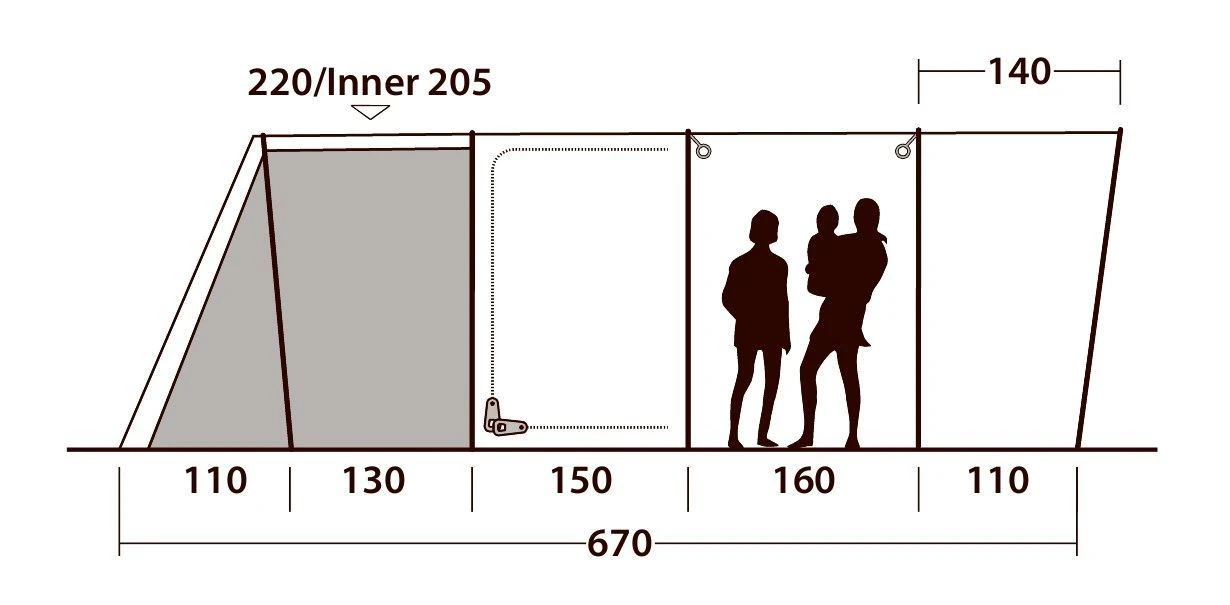 Outwell Colorado 6PE Navy Night 6 Outwell Colorado 6PE Navy Night – Bild 4