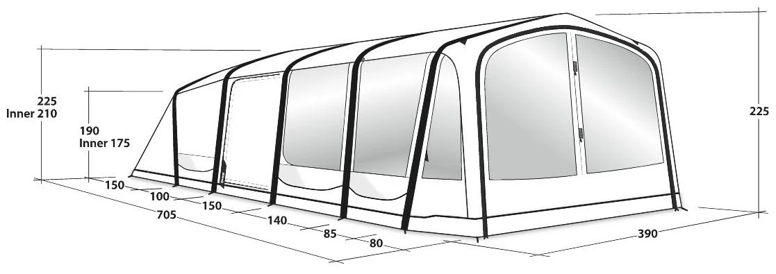 Outwell Forestville 6SA Package Deal Navy Night 8 Outwell Forestville 6SA Package Deal Navy Night – Bild 6