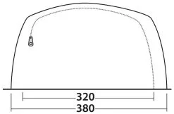 Outwell Greenwood 6 Package Deal 2022 Dark Leaf -Familienzelt outwell greenwood 6 package deal dark leaf 3 1