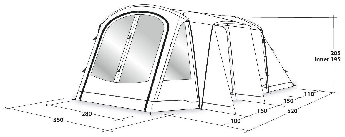 Outwell Nevada 5PE Navy Night 5 Outwell Nevada 5PE Navy Night – Bild 3