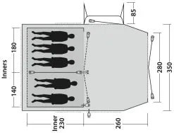 Outwell Nevada 5PE Navy Night 15 Outwell Nevada 5PE Navy Night -Familienzelt outwell nevada 5pe navy night 2 1