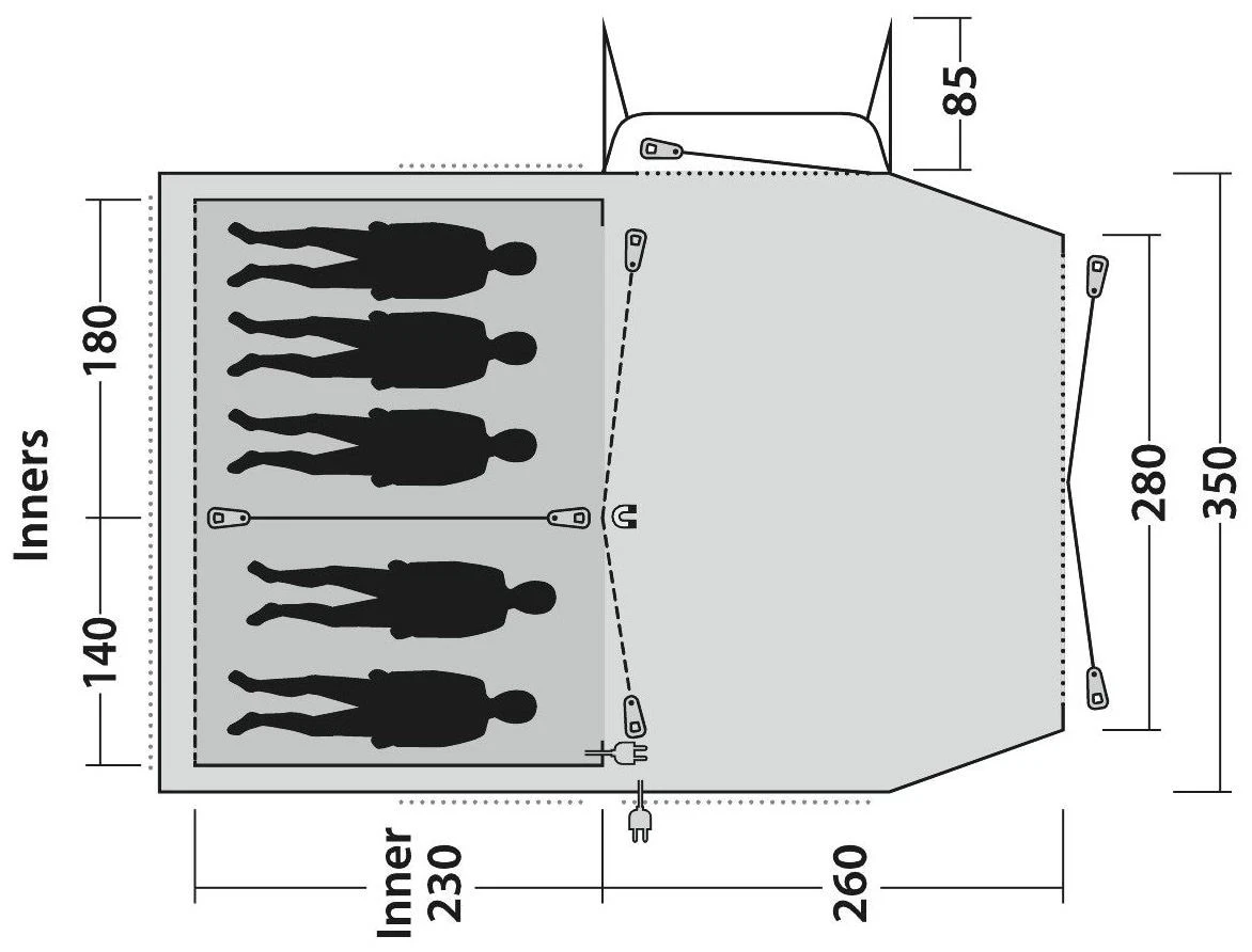 Outwell Nevada 5PE Navy Night 6 Outwell Nevada 5PE Navy Night – Bild 4