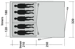 Outwell Odessa 5 2022 -Familienzelt outwell odessa 5 2