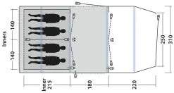 Outwell Parkdale 4PA Package Deal Green -Familienzelt outwell parkdale 4pa package deal green 1 1