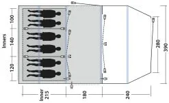 Outwell Parkdale 6PA Green 17 Outwell Parkdale 6PA Green -Familienzelt outwell parkdale 6pa green 1 1