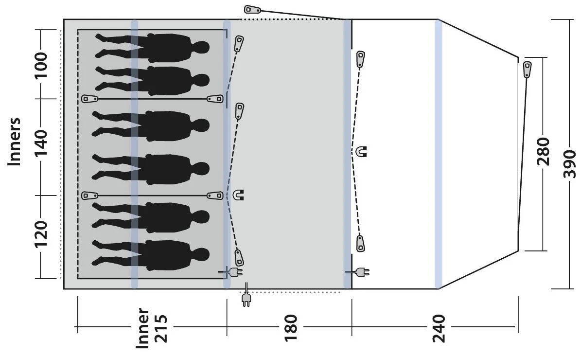 Outwell Parkdale 6PA Green 5 Outwell Parkdale 6PA Green – Bild 3