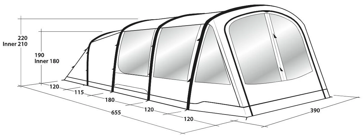 Outwell Parkdale 6PA Green 8 Outwell Parkdale 6PA Green – Bild 6