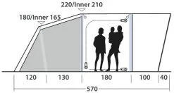 Outwell Springville 4SA Package Deal -Familienzelt outwell springville 4sa package deal navy night 2