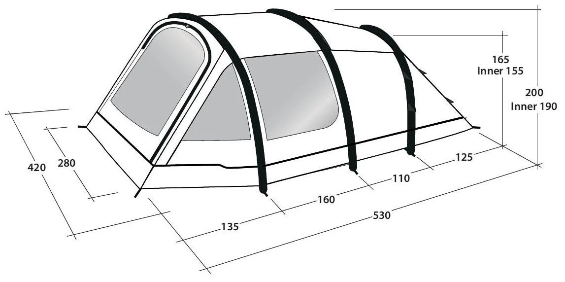 Outwell Starhill 6A Blue 5 Outwell Starhill 6A Blue – Bild 3