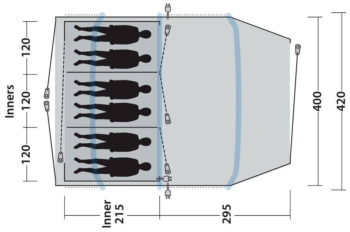 Outwell Starhill 6A Blue 6 Outwell Starhill 6A Blue – Bild 4