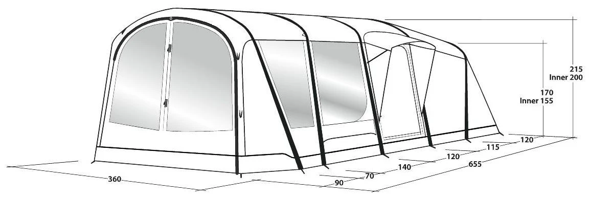 Outwell Sundale 5PA Green 5 Outwell Sundale 5PA Green – Bild 3