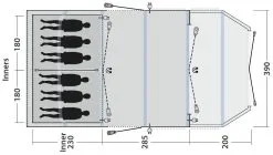 Outwell Wood Lake 6ATC Demo 2022 Navy Night 17 Outwell Wood Lake 6ATC Demo 2022 Navy Night -Familienzelt outwell wood lake 6atc demo navy night 1