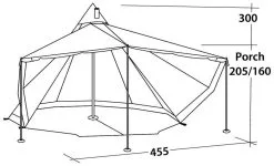 Robens Chinook Ursa Khaki -Familienzelt robens chinook ursa khaki 2
