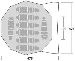 Robens Chinook Ursa Khaki -Familienzelt robens chinook ursa khaki 3