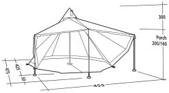 Robens Chinook Ursa PRS Dark Green 19 Robens Chinook Ursa PRS Dark Green -Familienzelt robens chinook ursa prs dark green 1