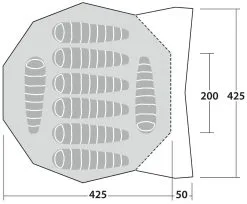 Robens Chinook Ursa PRS Dark Green 20 Robens Chinook Ursa PRS Dark Green -Familienzelt robens chinook ursa prs dark green 2